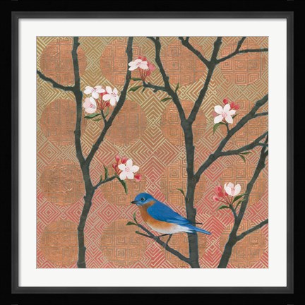 Framed Cherry Blossoms I Print