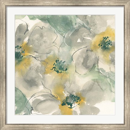 Framed Silver Quince II Print