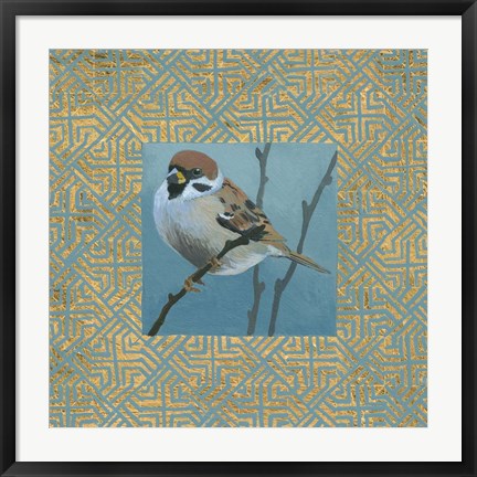 Framed Sparrow Print