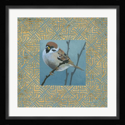 Framed Sparrow Print