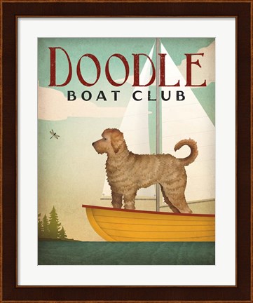 Framed Doodle Sail Print