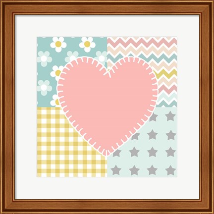 Framed Baby Quilt I Print