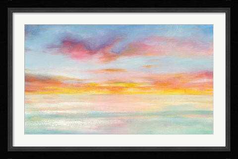 Framed Pastel Sky Print