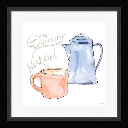 Framed Girlfriends Cabin V Print