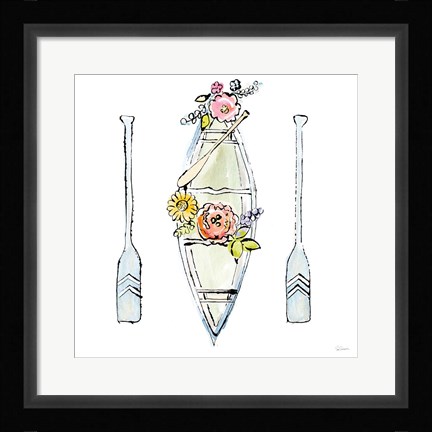 Framed Girlfriends Cabin VI Print