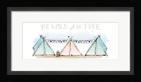 Framed Girlfriends Cabin VIII Print