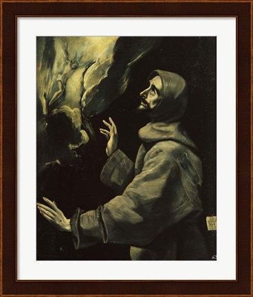 Framed St Francis of Assisi Print