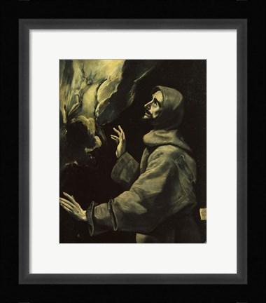 Framed St Francis of Assisi Print