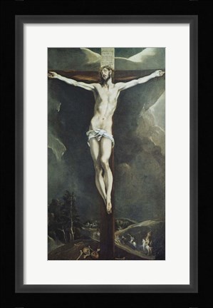 Framed Crucifixion Print