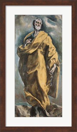 Framed Saint Peter Print