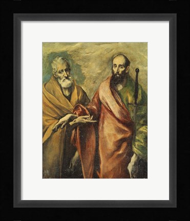 Framed Saints Peter and Paul Print