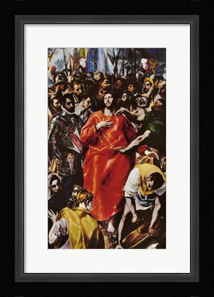 Framed Despoiling of Christ Print