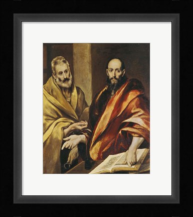 Framed Saints Peter and Paul Print