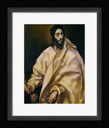Framed Saint Bartholomew Print