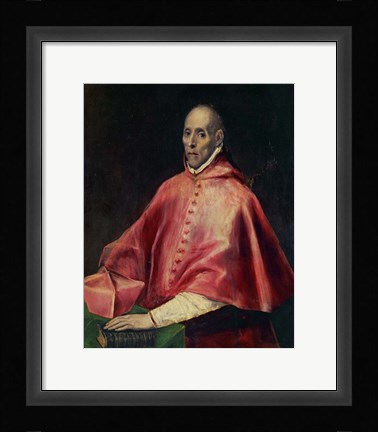 Framed Cardinal Juan de Tavera (d1545), founder of the Tavera Hospital Print