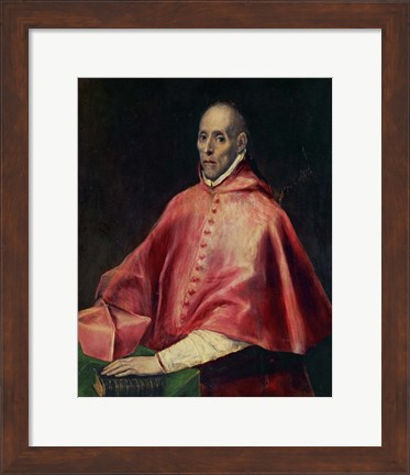 Framed Cardinal Juan de Tavera (d1545), founder of the Tavera Hospital Print