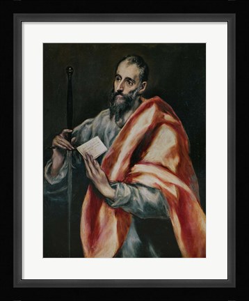 Framed Saint Paul, the Apostle Print