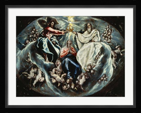 Framed Coronation of the Virgin Print