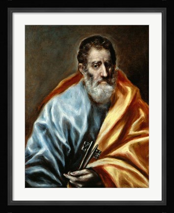 Framed Saint Peter Print