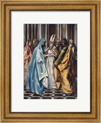 Framed Marriage of the Virgin, c. 1612-1614 Print