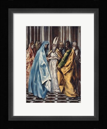 Framed Marriage of the Virgin, c. 1612-1614 Print