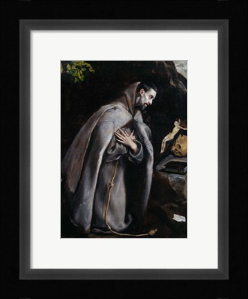 Framed Saint Francis of Assisi Print
