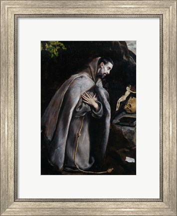Framed Saint Francis of Assisi Print