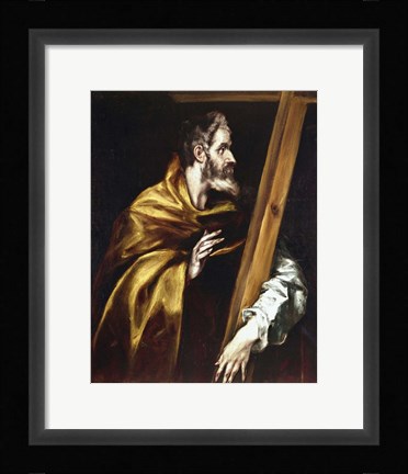 Framed Apostle Saint Philip, 1602-05 Print