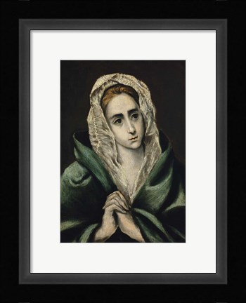 Framed Mater Dolorosa 1587-1590 Print