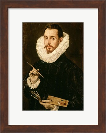 Framed Portrait of Jorge Manuel Print
