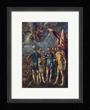 Framed Martyrdom of St Maurice and the Theban Legion, c 1580-1852 Print