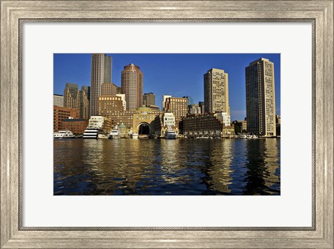 Framed Rowe&#39;s Wharf, Boston, MA Print