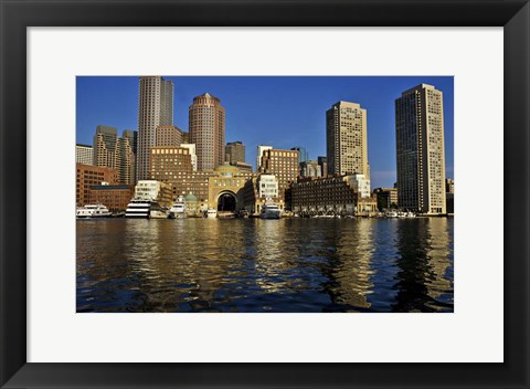 Framed Rowe&#39;s Wharf, Boston, MA Print