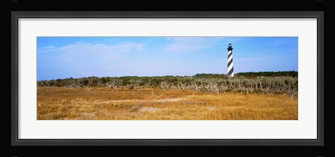 Framed Cape Hatteras Lighthouse, Outer Banks, North Carolina Print