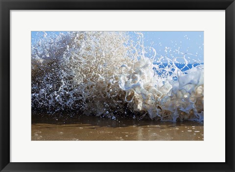Framed Oahu Beach, Hawaii II Print