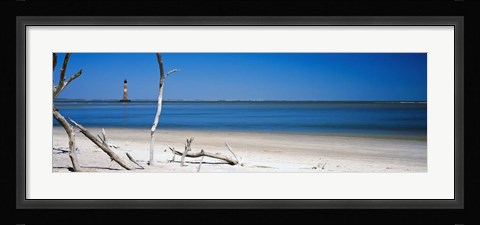 Framed Morris Island Lighthouse, South Carolina Print