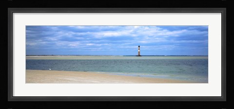 Framed Morris Island Lighthouse Print