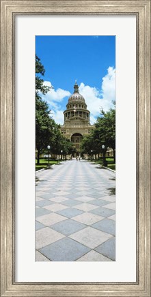Framed State Capitol Building, Austin, Texas Print