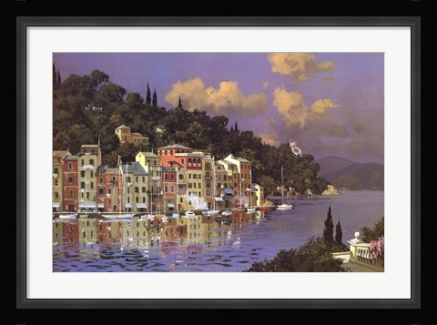 Framed Portofino Sunlight Print