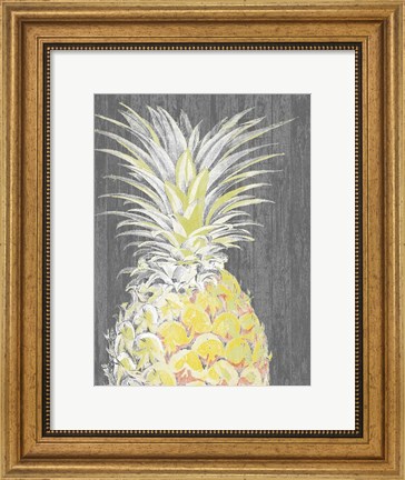 Framed Vibrant Pineapple Splendor I Print