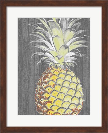 Framed Vibrant Pineapple Splendor II Print