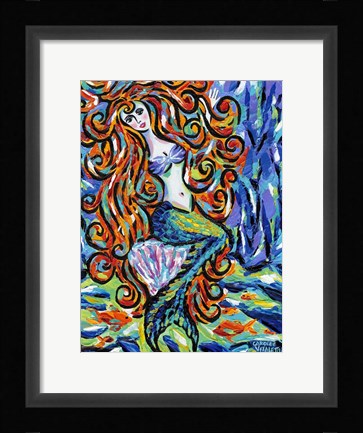 Framed Ocean Friends III Print