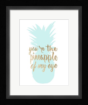 Framed Pineapple Life II Print