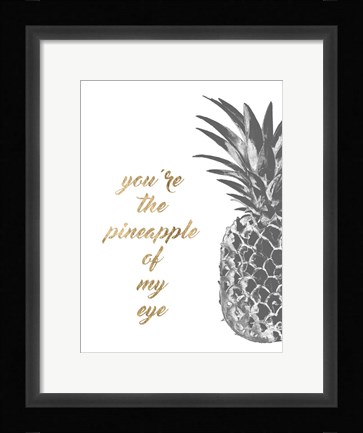 Framed Pineapple Life III Print