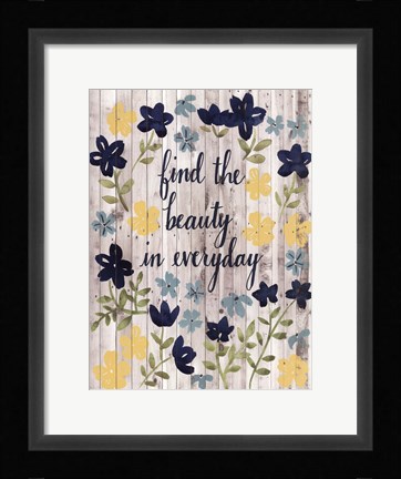 Framed Cottage Inspiration II Print