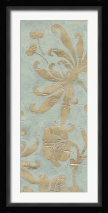 Framed Graceful Garden Triptych II Print