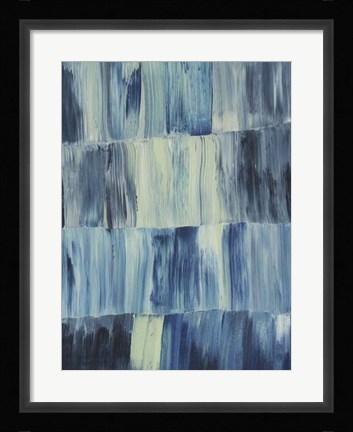 Framed Aurora Blues I Print
