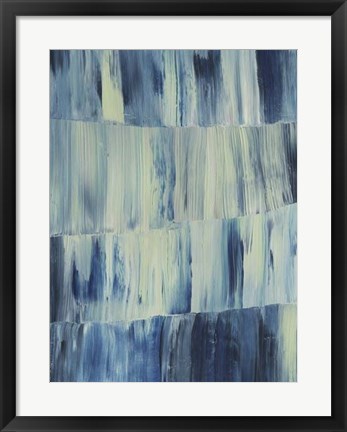 Framed Aurora Blues II Print