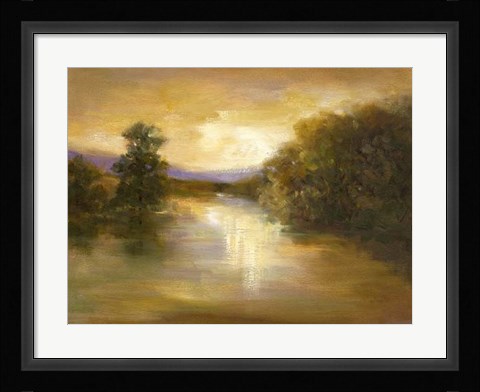 Framed Sunset Glow Print