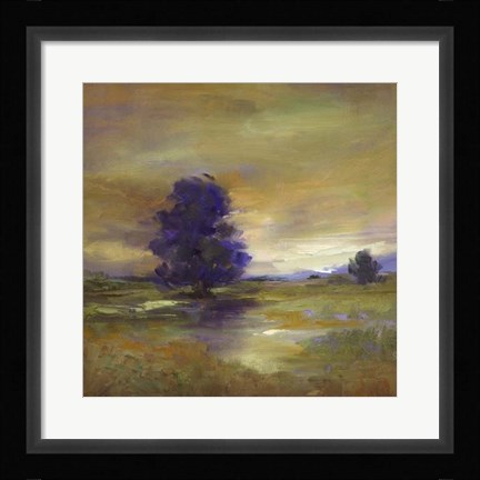 Framed Purple Tree Print
